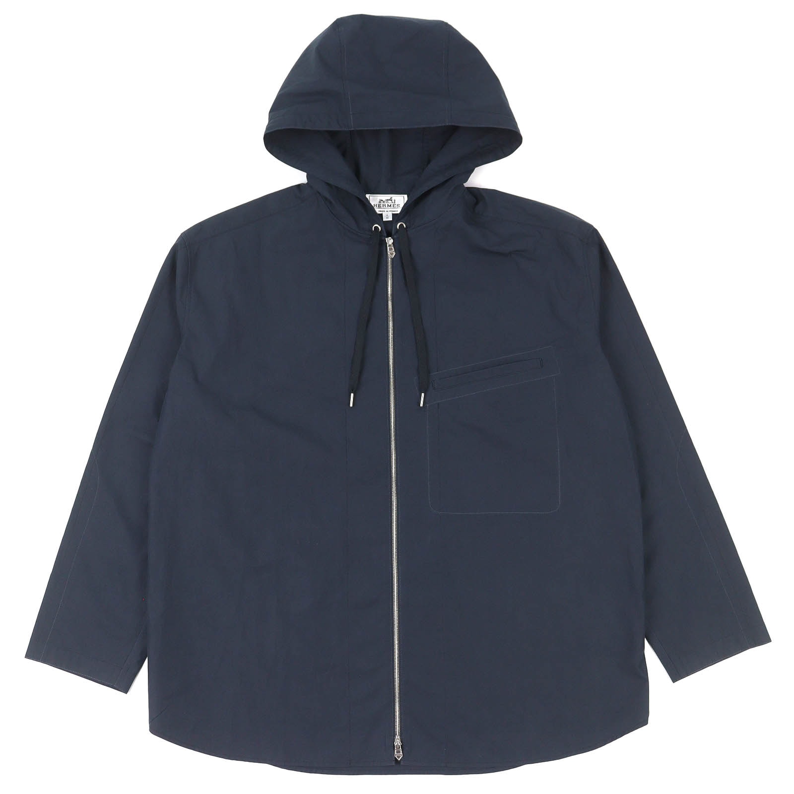 未使用品 エルメス ジャケット ネイビー メンズ 15/38 H566160H2
