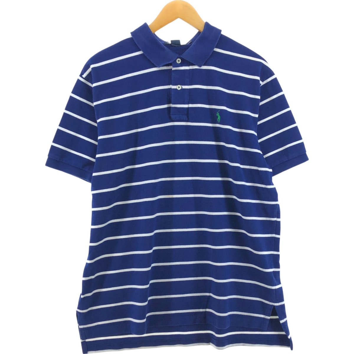 古着 ラルフローレン Ralph Lauren POLO by Ralph Lauren 半袖 ボーダー ポロシャツ メンズXL相当/eaa560241