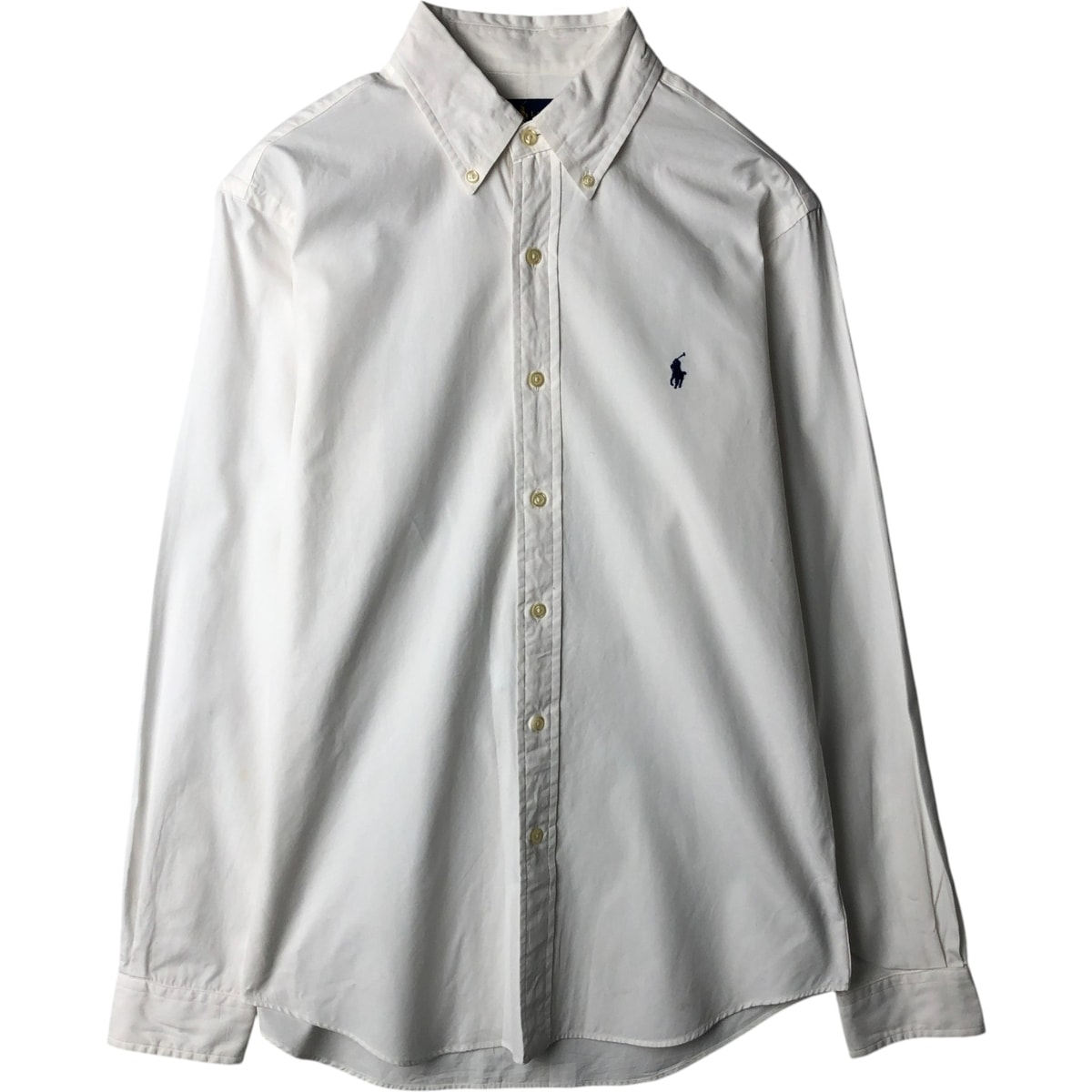 古着 ラルフローレン Ralph Lauren SLIM FIT スリムフィット 長袖 ボタンダウンシャツ メンズM相当/eaa634440