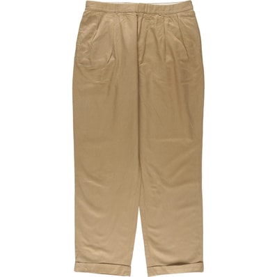 古着 ラルフローレン Ralph Lauren POLO by Ralph Lauren ツータック スラックス ワイドパンツ メンズw35相当/eaa613622