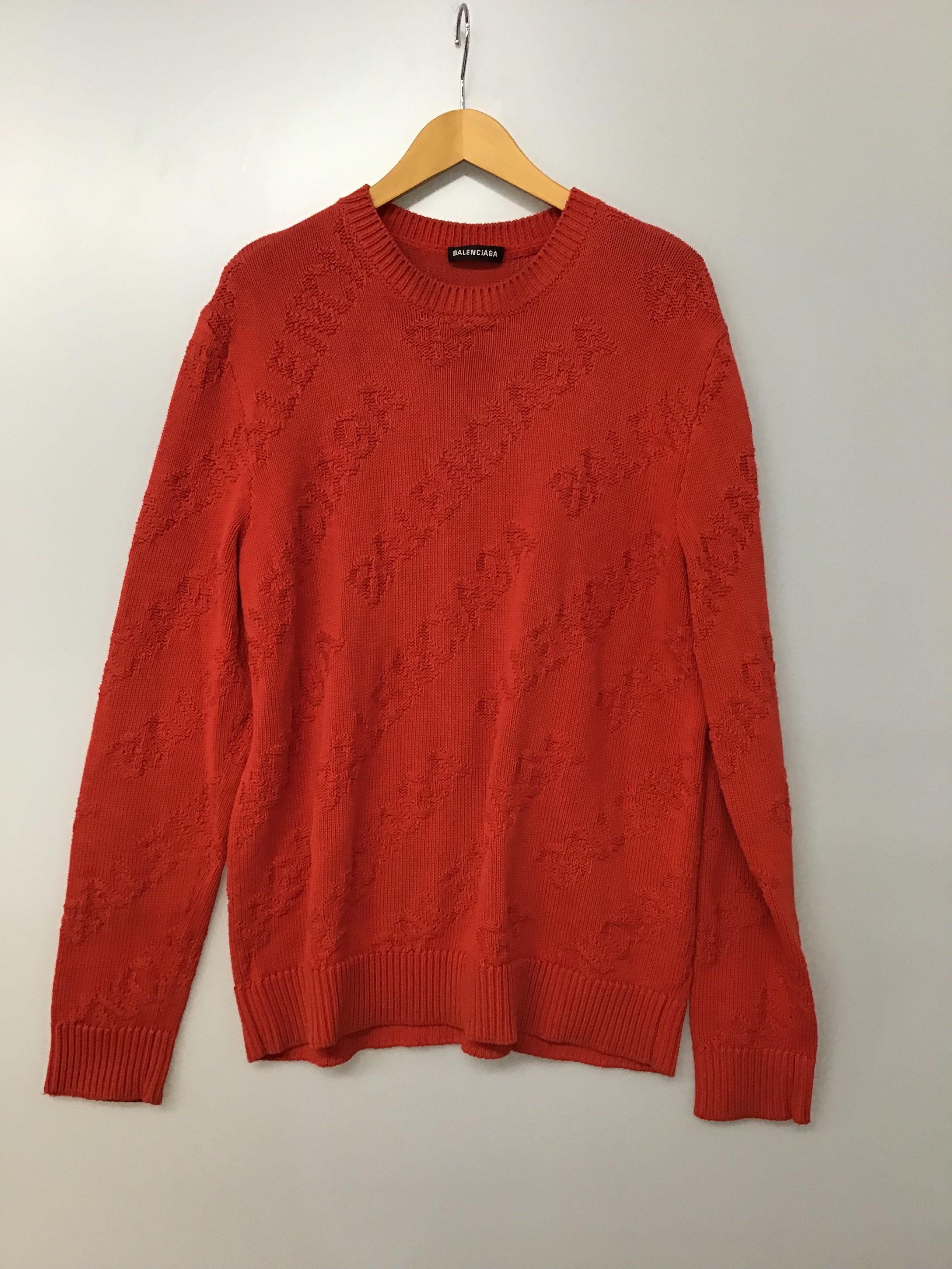 BALENCIAGA 20SS ALLOVER LOGO KNIT