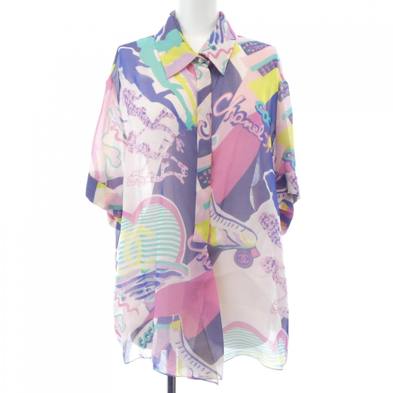 シャネル CHANEL P76413V68295 S/Sシャツ