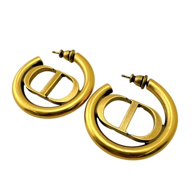 ディオール Dior ピアス CD モンテーニュ 30 ゴールド