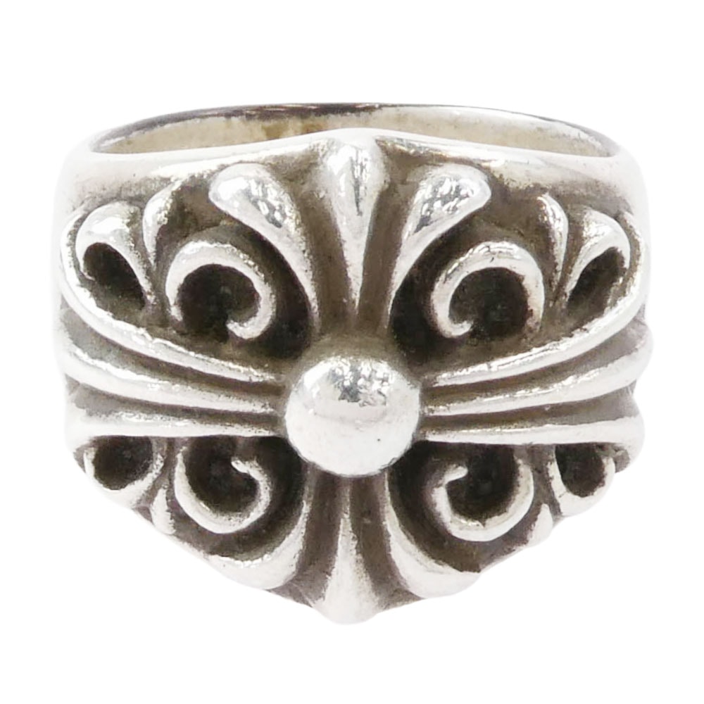 CHROME HEARTS クロムハーツ(原本無) リング KEEPER RING キーパーリング シルバー系 JP24号【中古】
