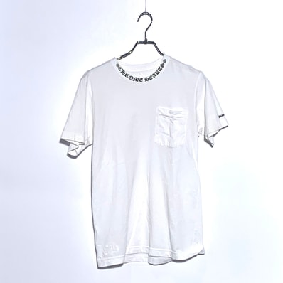 Chrome Hearts Neck Logo S/S T-Shirt "White/Black"