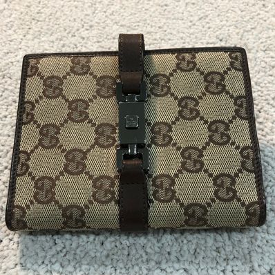 GUCCI GG Canvas Jackie Note Cover "Beige"