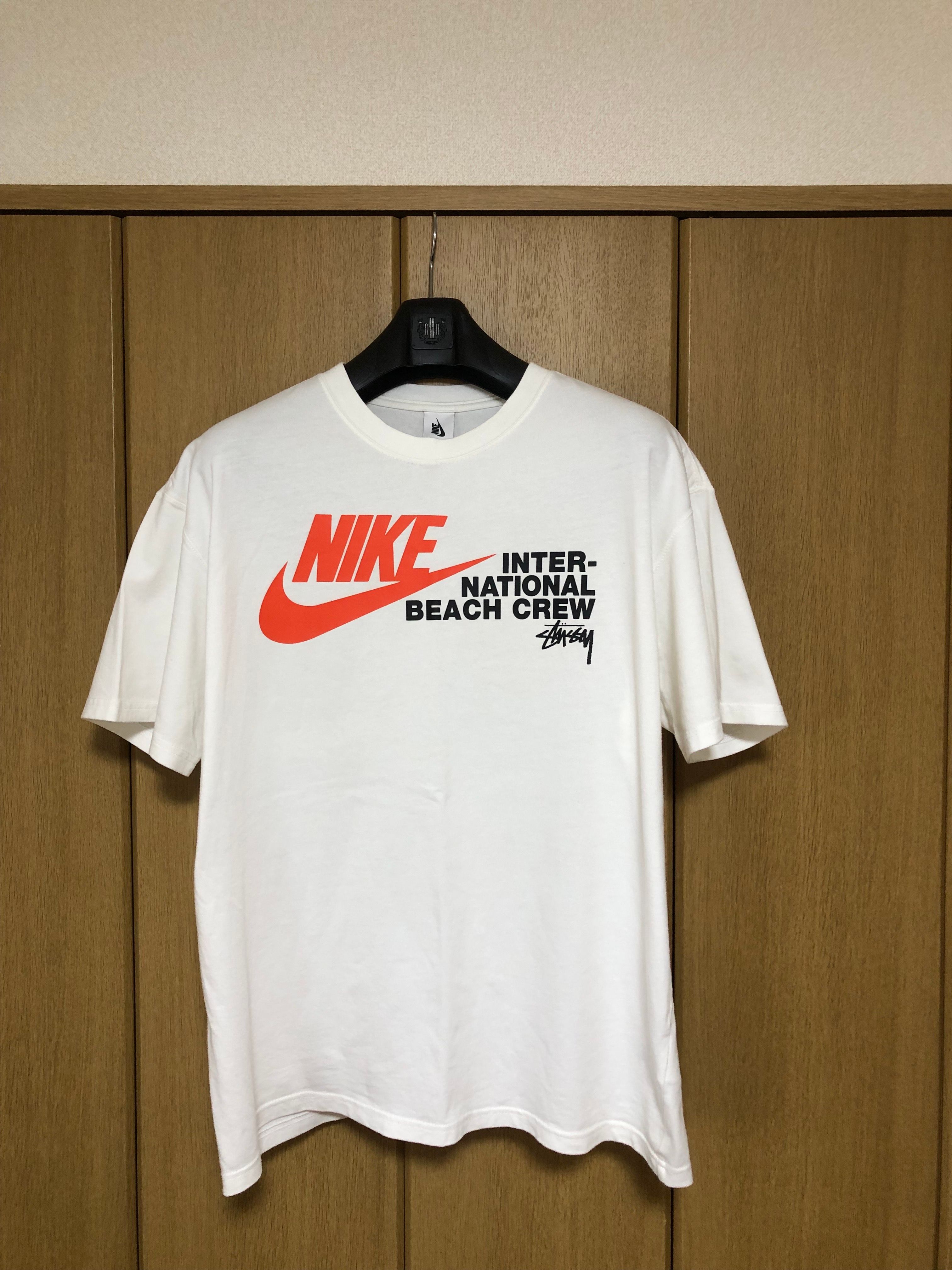Nike x Stussy International Beach Crew T-Shirt "White"
