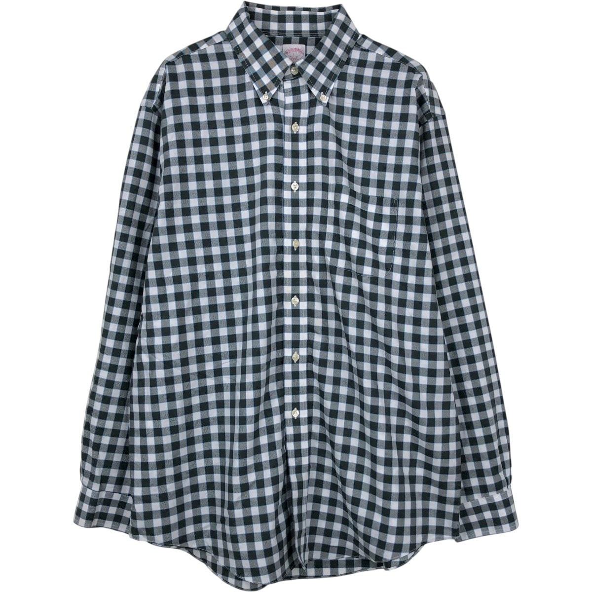 古着 ブルックスブラザーズ Brooks Brothers 346 長袖 ボタンダウンチェックシャツ メンズL相当/eaa628083