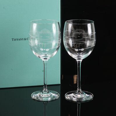 ティファニー カデンツ ワイングラス×2 2772 3926 2017 _グラス