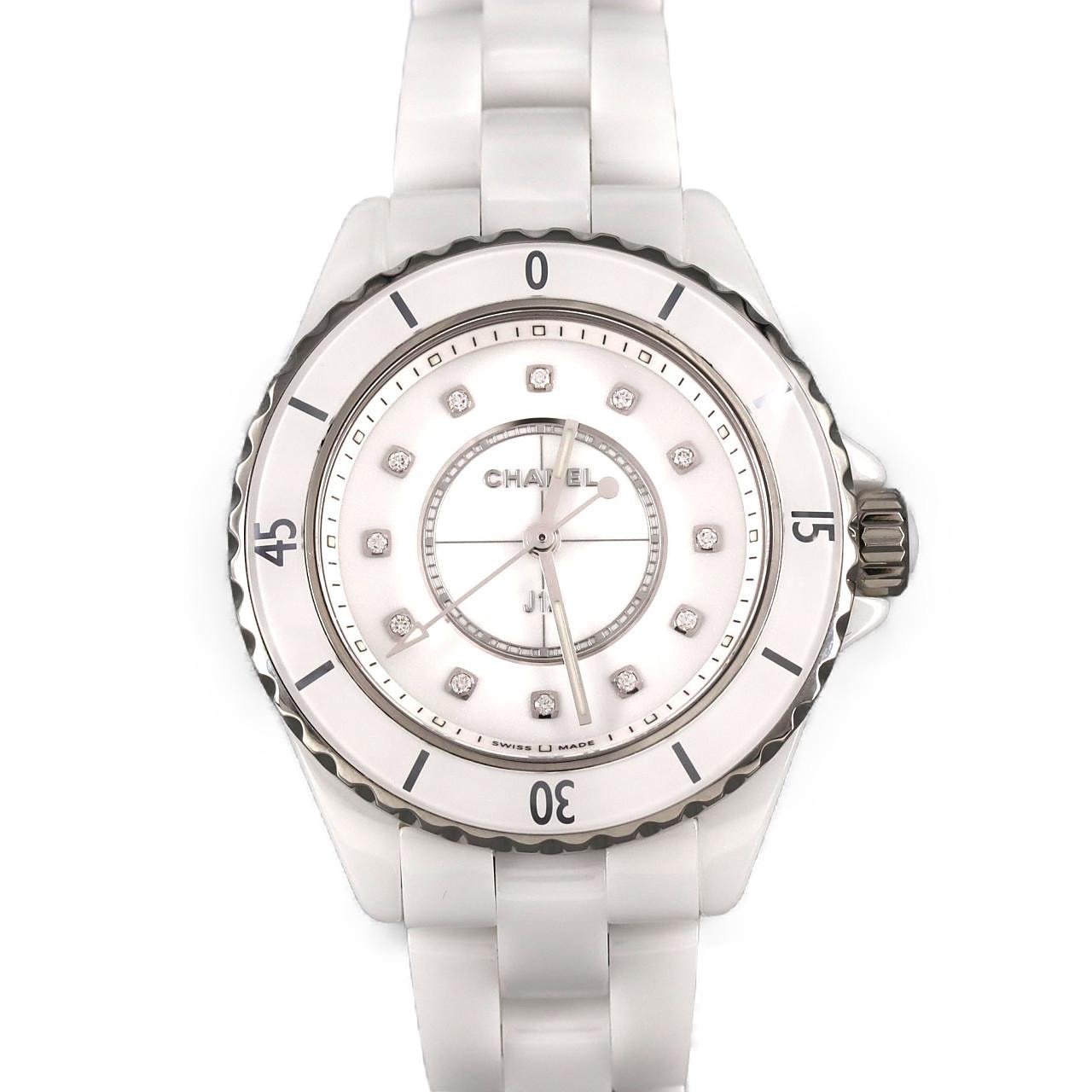 シャネル J12 33mmセラミック・12P H5703 セラミック クォーツ