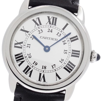 カルティエ ロンドソロ SM W6700155 レディース 【中古】