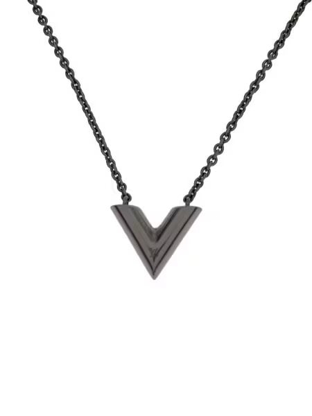 Louis Vuitton Essential V Supple Necklace "Silver"