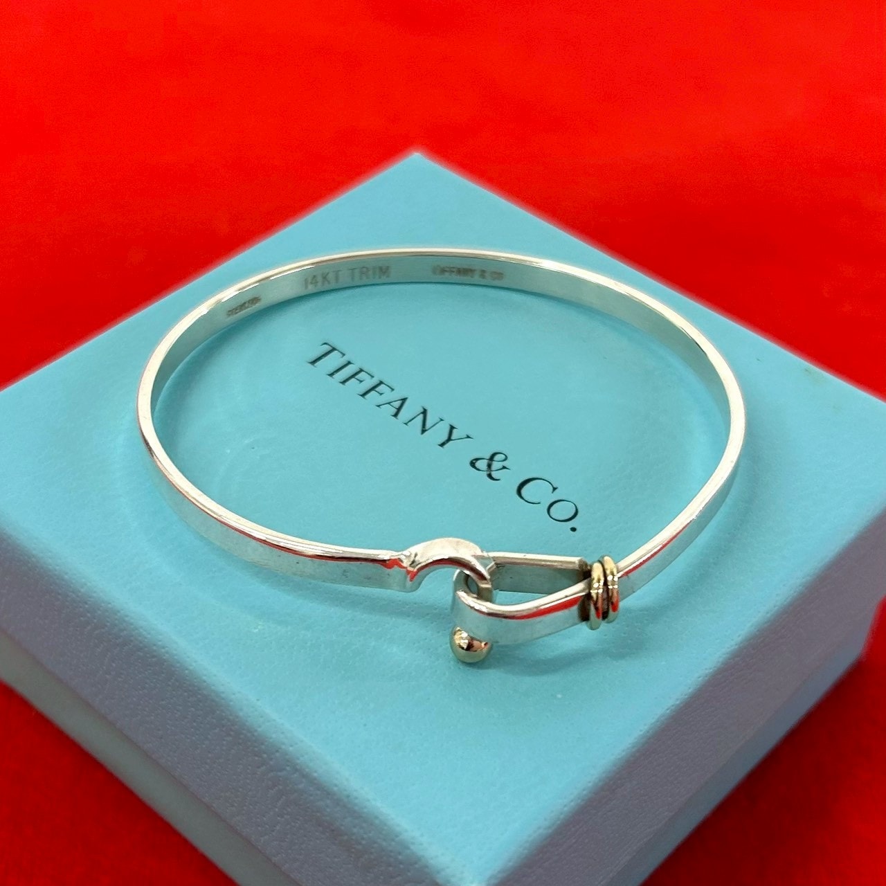 B (目立った傷や汚れなし)】TIFFANY&Co. ティファニー フック＆アイ
