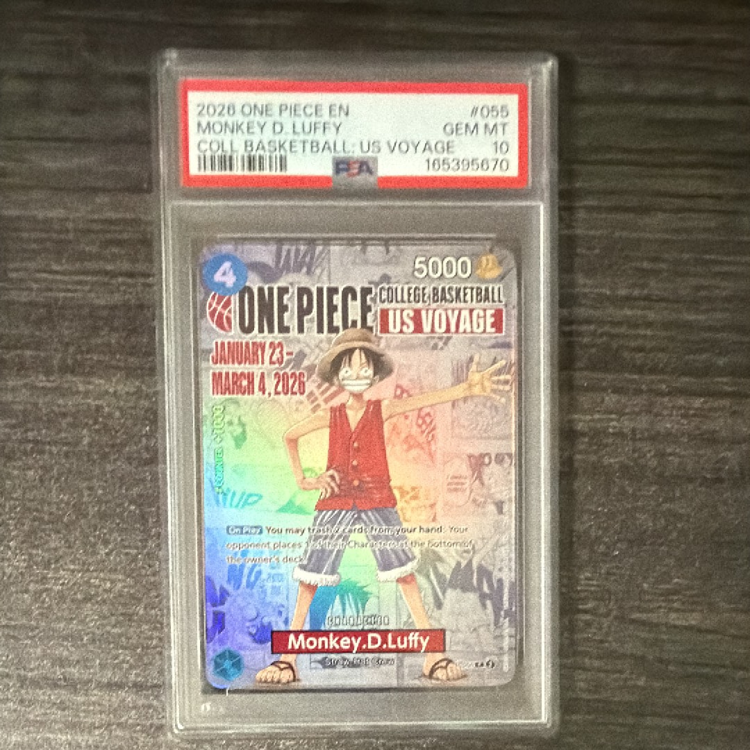 PSA10】モンキー・D・ルフィ：P (開封済) [P-055]【英語版