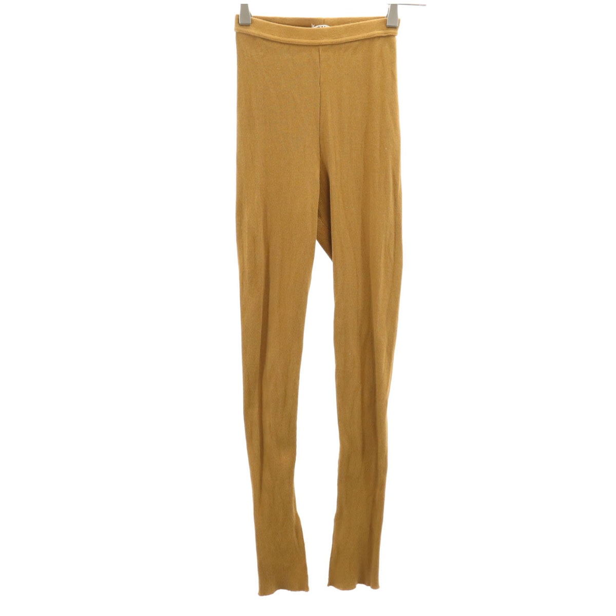 AURALEE オーラリー 日本製 リブ レギンス 1 キャメル