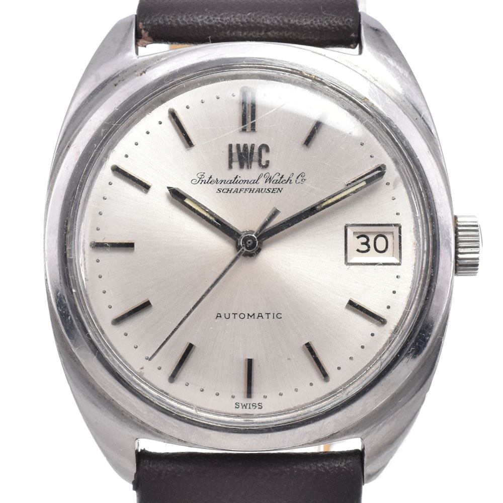 IWC IWC SCHAFFHAUSEN ヴィンテージ Cal.8541B オールドインター Cライン シルバー 自動巻き メンズ 良品 腕時計 A#149398