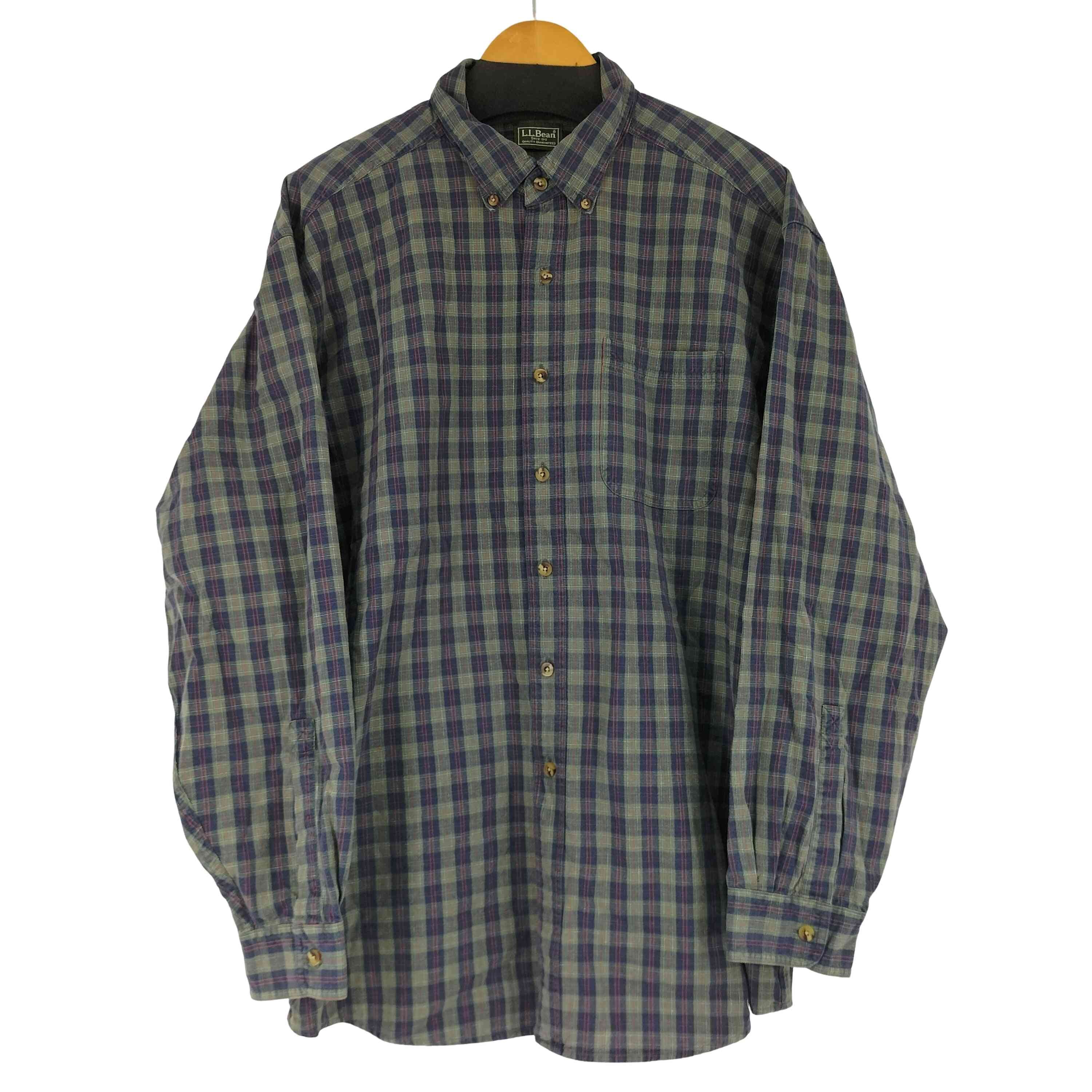 90S チェック柄 ボタンダウンシャツ【1142296445871】