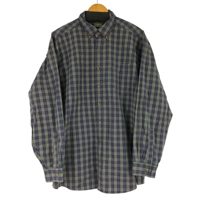 90S チェック柄 ボタンダウンシャツ【1142296445871】