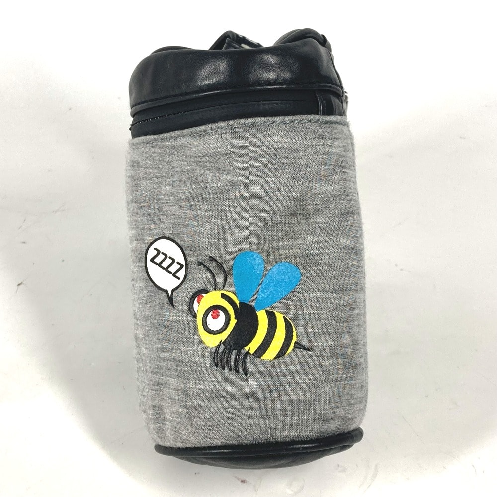 フェンディ FENDI ボトルケース BABY ベビー 赤ちゃん 哺乳瓶ケース ポーチ  ボトルホルダー キャンバス グレー
