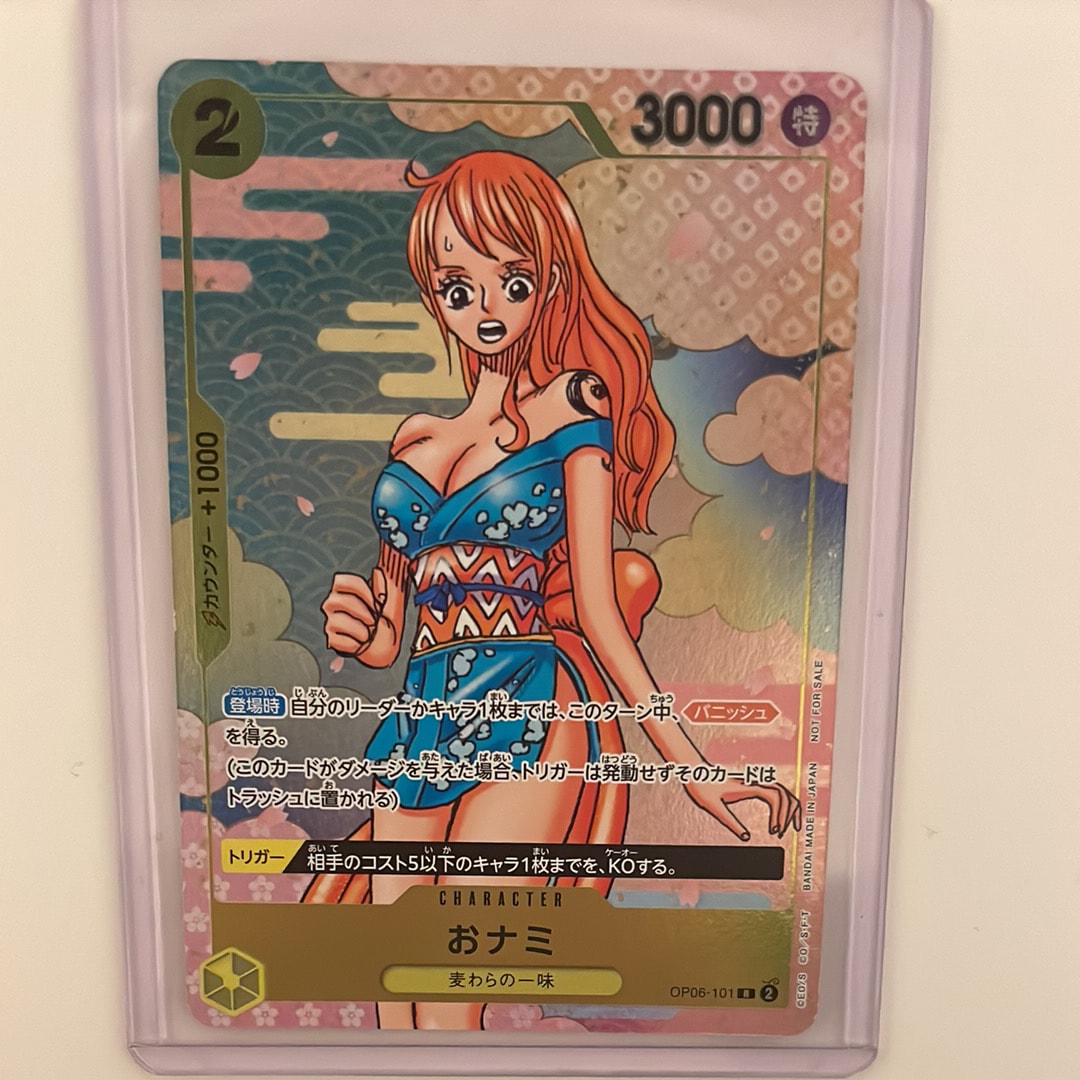 PSA10】おナミ R [OP06-101](プロモーションカード「ONE PIECE CARD