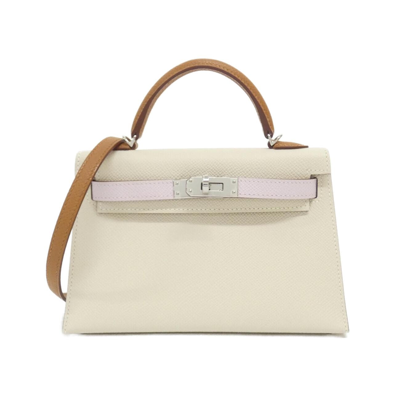 【未使用品】エルメス ミニ ケリー2 トリコロール MINI 082732CK バッグ