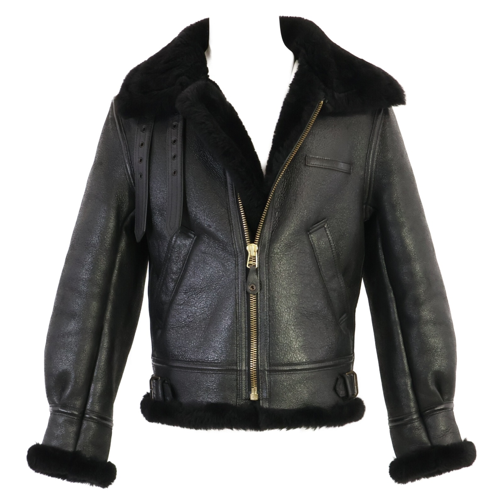 アヴィレックス 美品 2105/33H5595 B-3 ムートンフライトジャケット 34