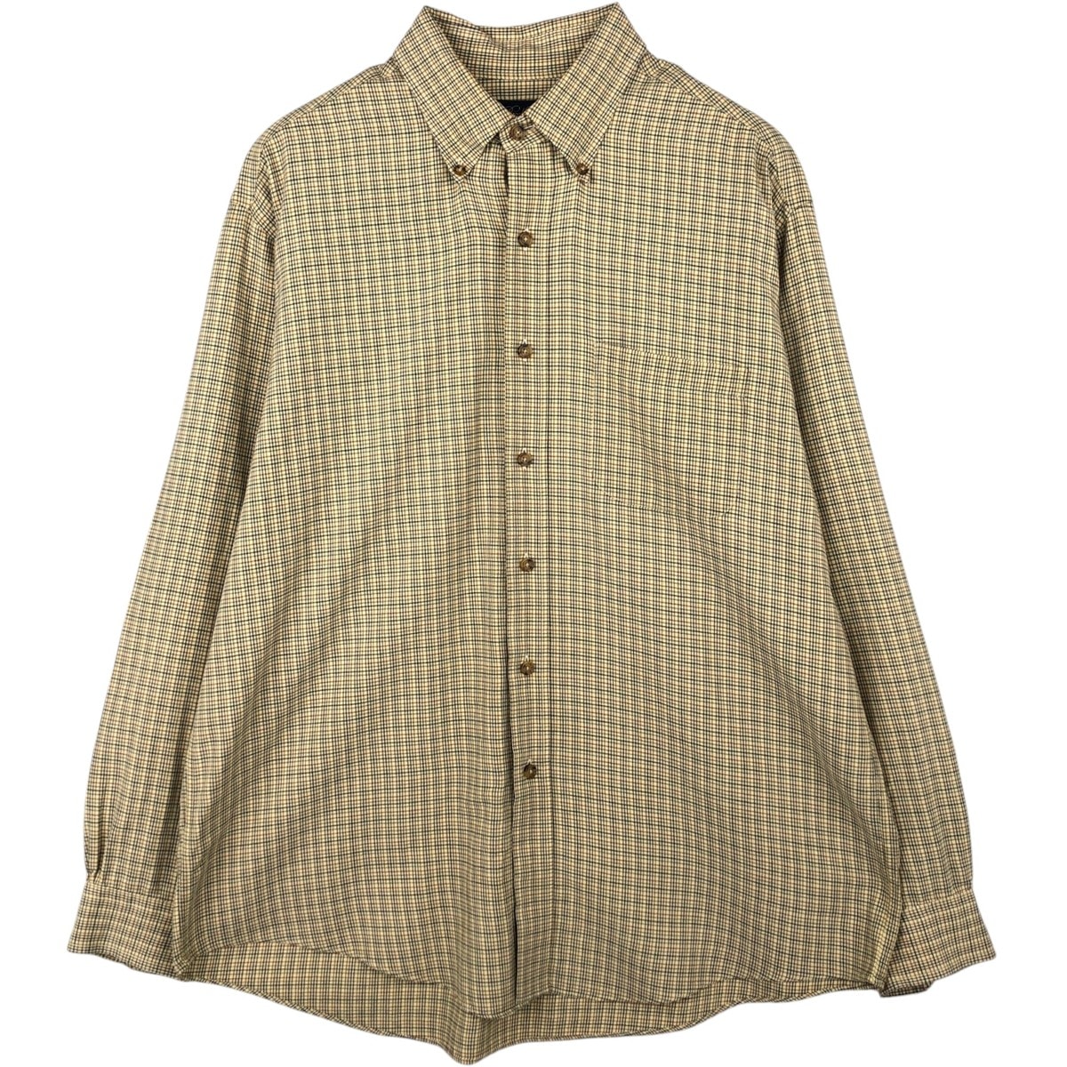 古着 ブルックスブラザーズ Brooks Brothers 長袖 ボタンダウンチェックシャツ メンズL相当/eaa622270