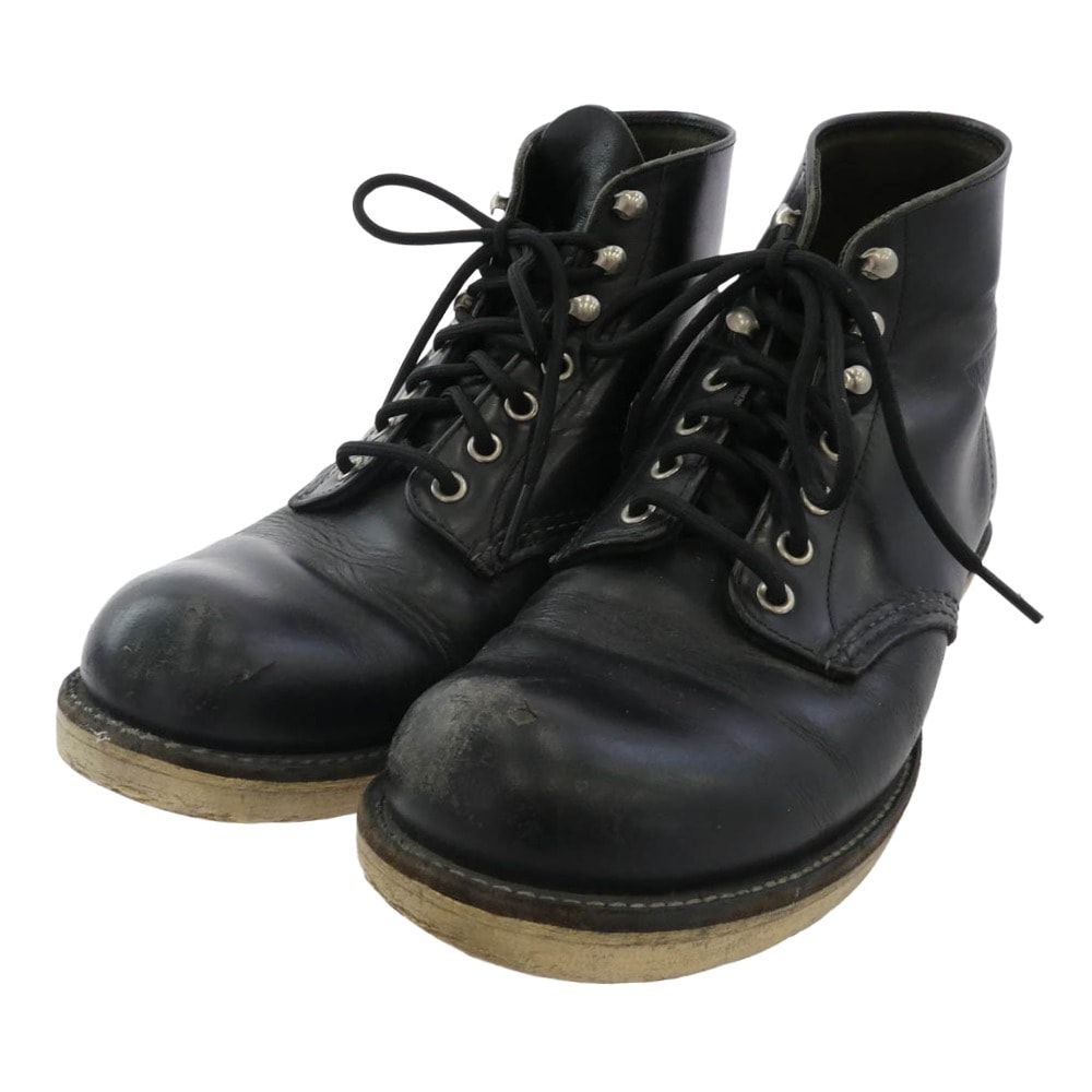 RED WING レッドウィング ブーツ 8165 CLASSIC ROUND 6INCH 8165 クラシック ラウンド ブーツ ブラック系 26cm【中古】