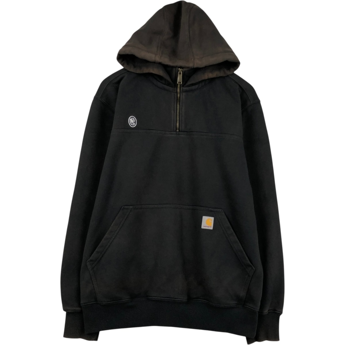 古着 カーハート Carhartt Loose Fit スウェットハーフジップパーカー メンズM相当/eaa624592