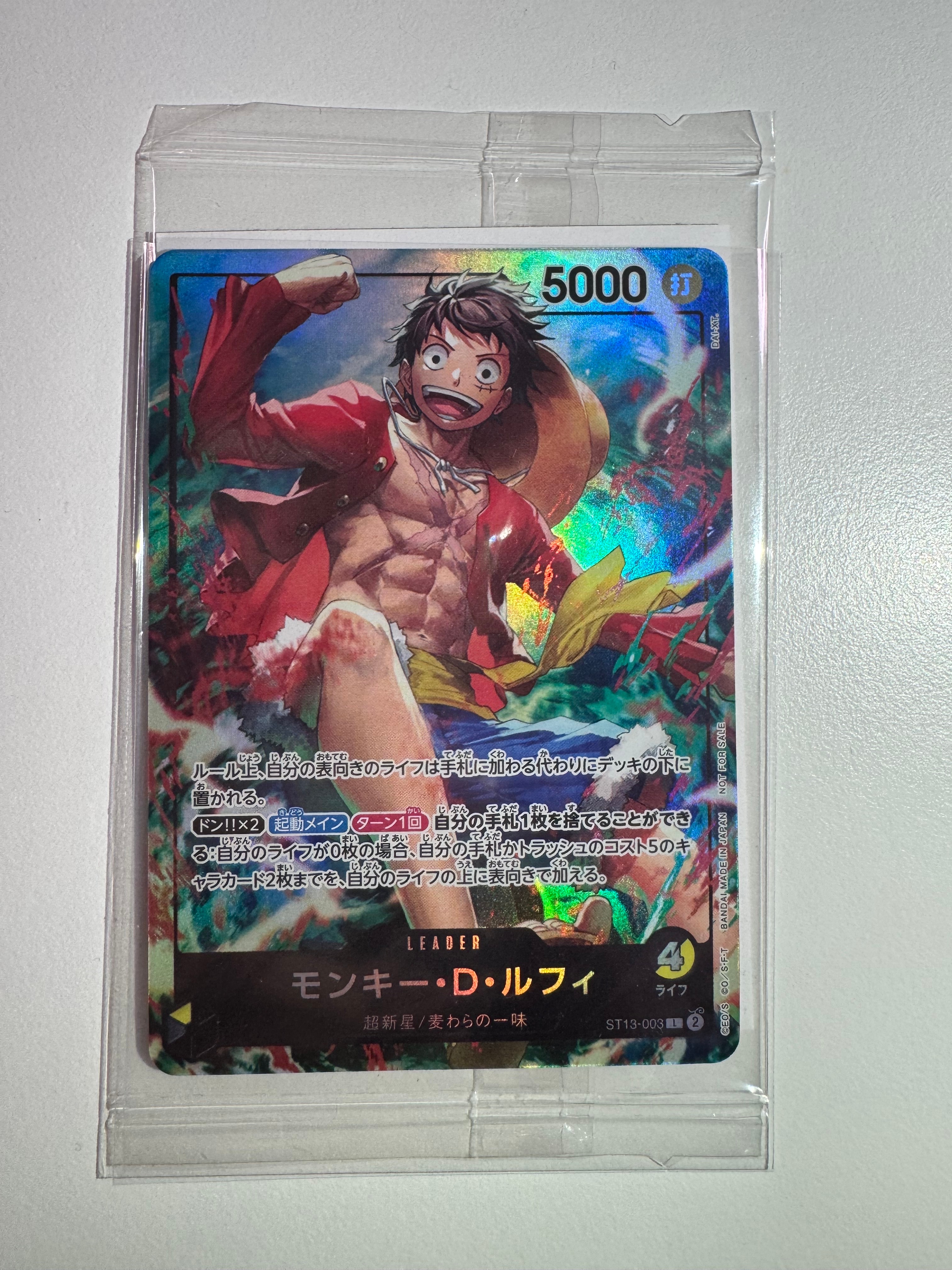 PSA10】モンキー・D・ルフィ L [ST13-003]【英語版】(プロモーション