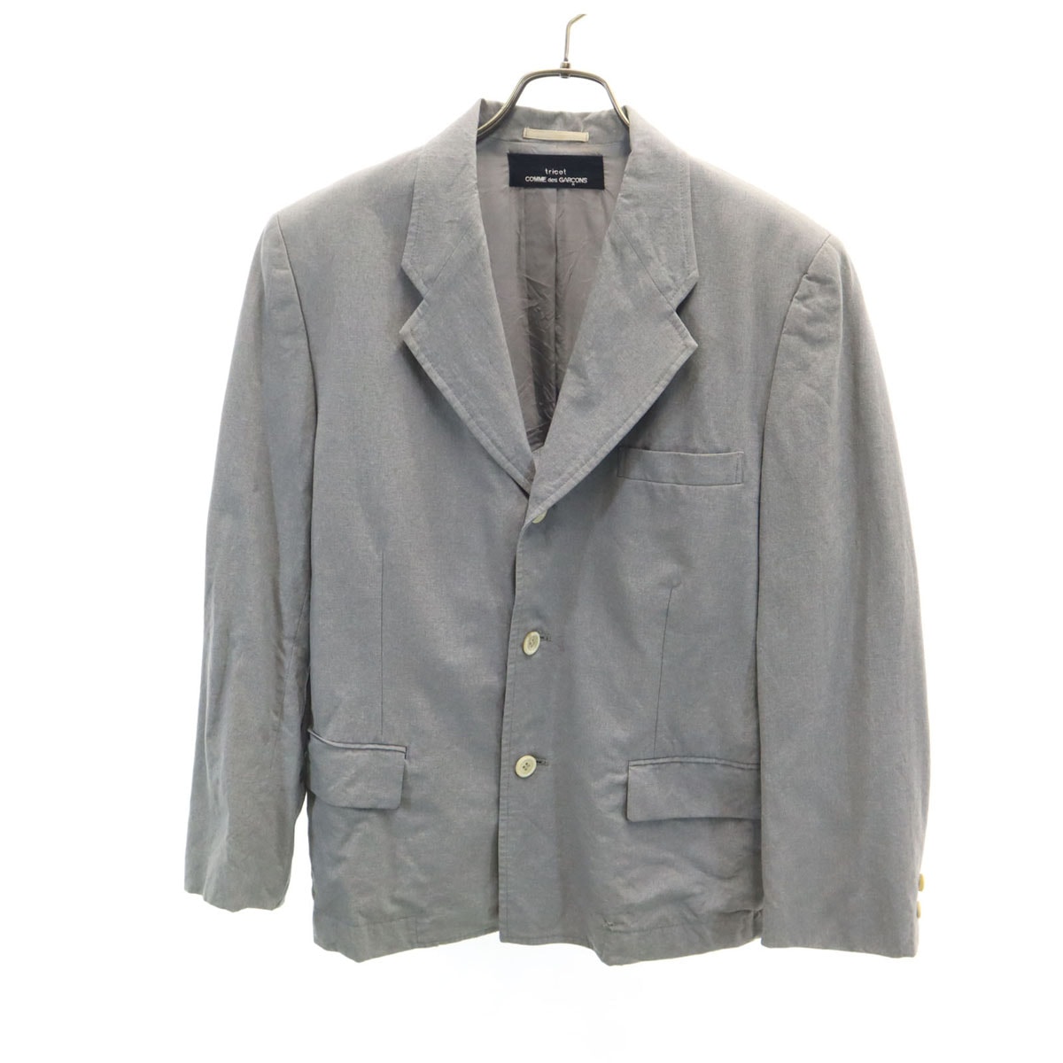 tricot COMME des GARCONS トリココムデギャルソン 90s オールド テーラードジャケット グレー