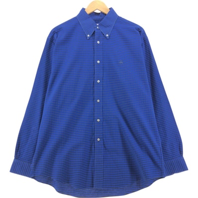 古着 ブルックスブラザーズ Brooks Brothers Madison 長袖 ボタンダウンチェックシャツ メンズL相当/eaa556275