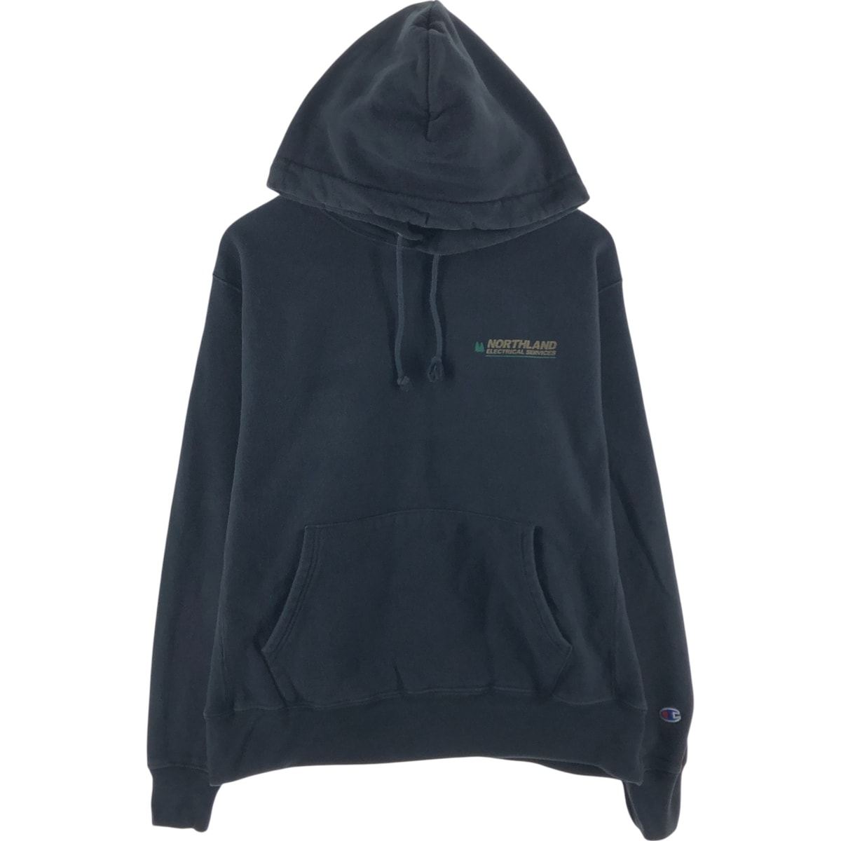 古着 チャンピオン Champion REVERSE WEAVE リバースウィーブ バックプリント スウェットプルオーバーパーカー メンズL相当/eaa535173 【中古】 【250406】/eaa535173