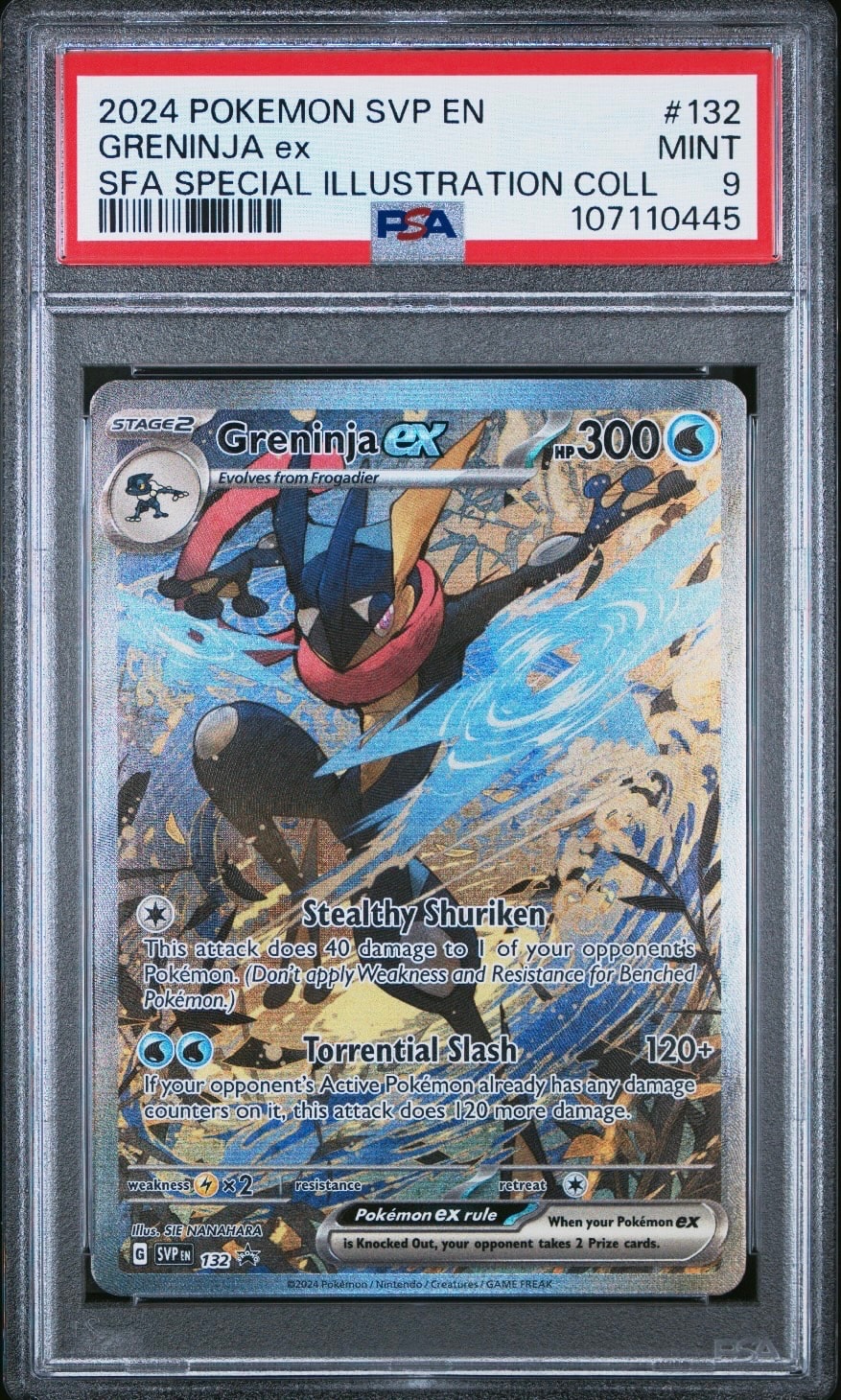 ゲッコウガex P [SVP EN 132]【英語版】(スカーレット&バイオレット「シュラウデッドフェイブル ゲッコウガex スペシャルイラストレーション コレクション」)
