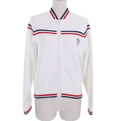 極美品 クリスチャンディオール
ジャケット Dior Vibe ボンバージャケット ホワイト レディース 40 514V50A5001