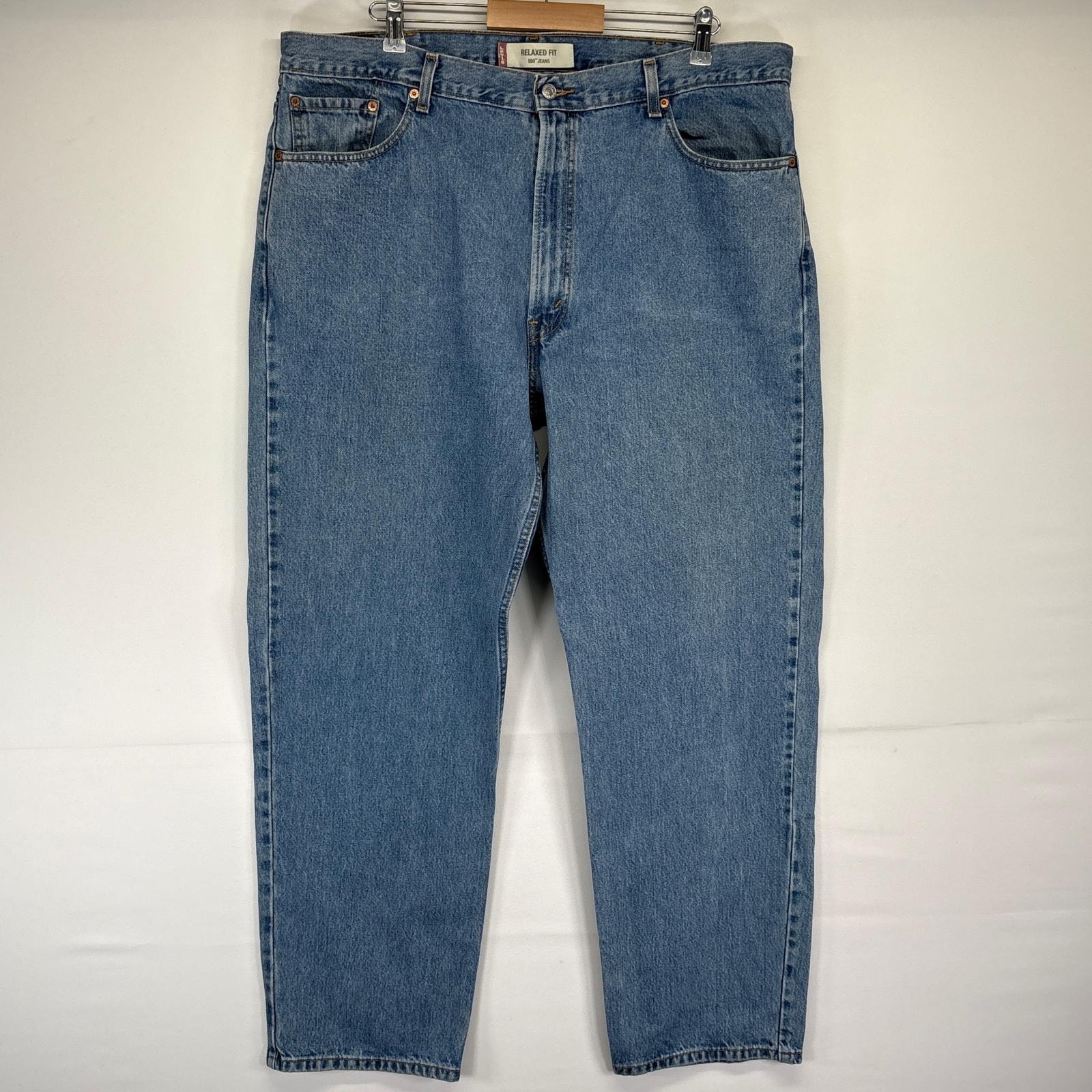 古着 リーバイス Levi's デニムパンツ 550 テーパード 大きいサイズ ジーンズ ジーパン 長ズボン 5ポケット w42 L32 ブルー メンズ