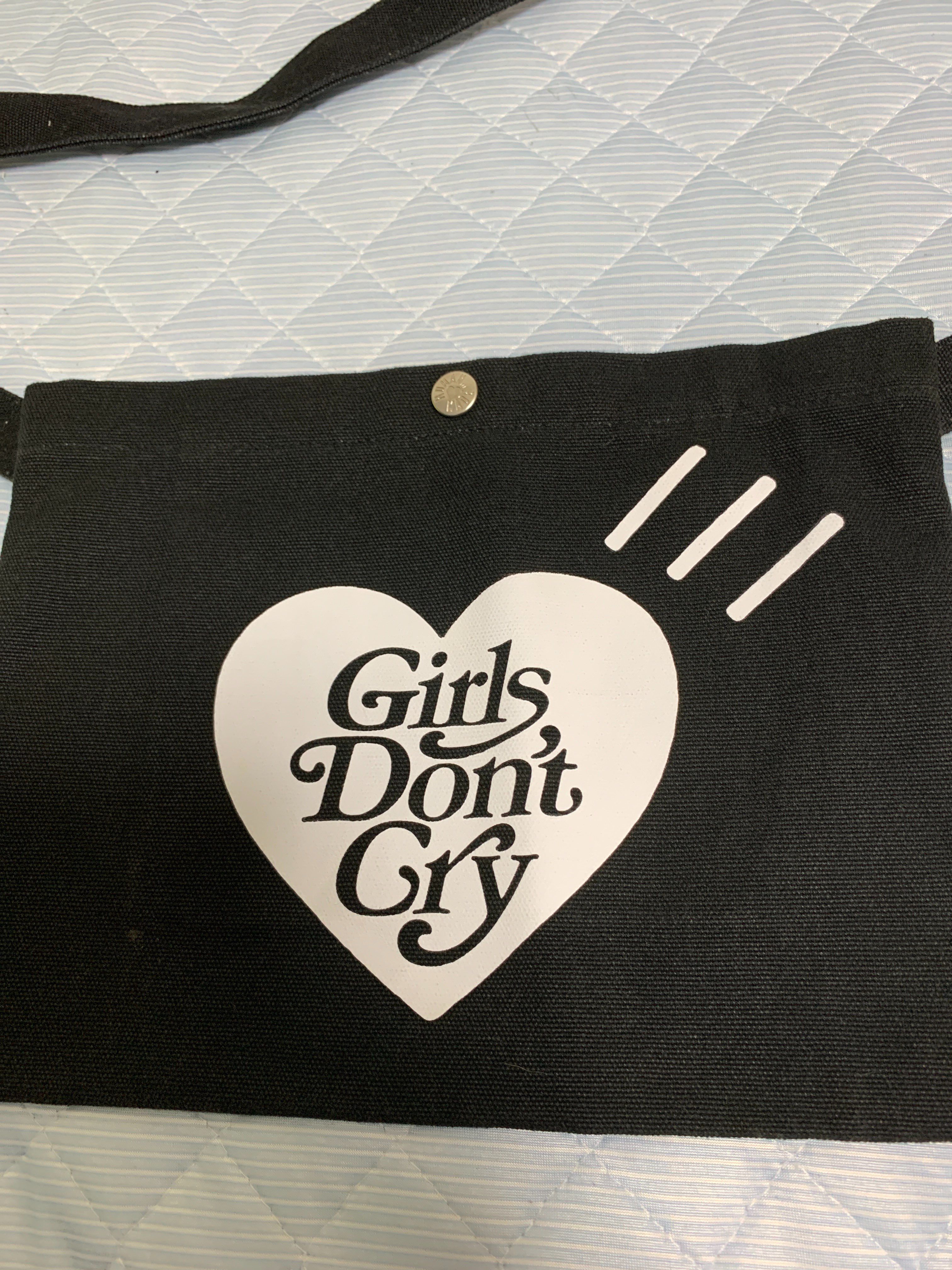 HUMAN MADE Girls Don't Cry Satchel "Black" / VERDY
