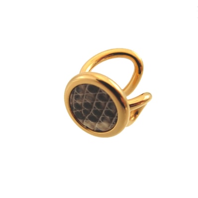 エルメス エリータジュエケストル イヤーカフ 耳飾り リザ