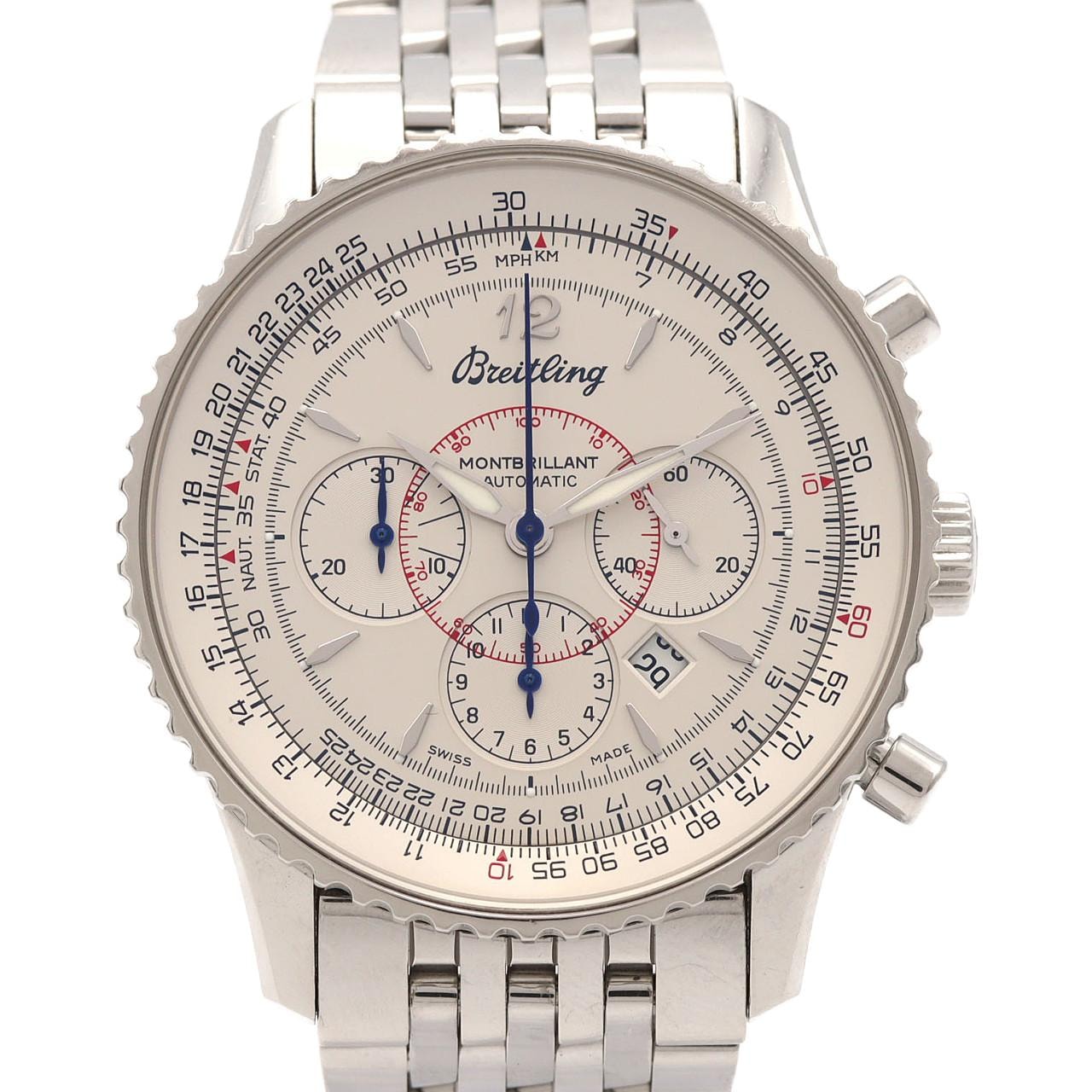 【ノーメンテナンス還元価格】ブライトリング モンブリランデイト A41370/A417G34NP SS 自動巻