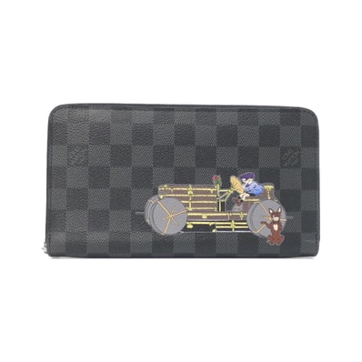 ルイヴィトン ダミエ グラフィット(レイ イリュストレ) ジッピー オーガナイザー N63002 財布