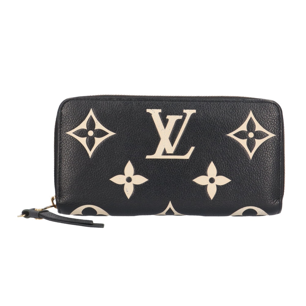 ルイヴィトン ジッピーウォレット バイカラーモノグラムアンプラント 長財布 M80481 ユニセックス LOUIS VUITTON  中古