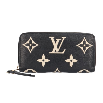 ルイヴィトン ジッピーウォレット バイカラーモノグラムアンプラント 長財布 M80481 ユニセックス LOUIS VUITTON 中古