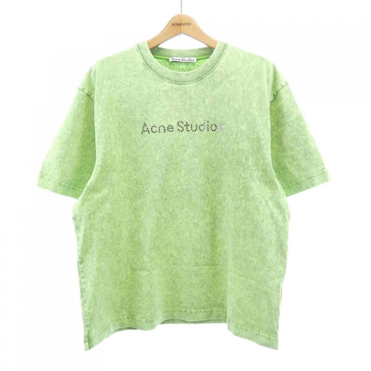 Acne Studios アクネストゥディオズ Tシャツ・カットソー XS 緑 【古着】【中古】 Acne Studios - Acne Studios アクネストゥディオズ Tシャツ