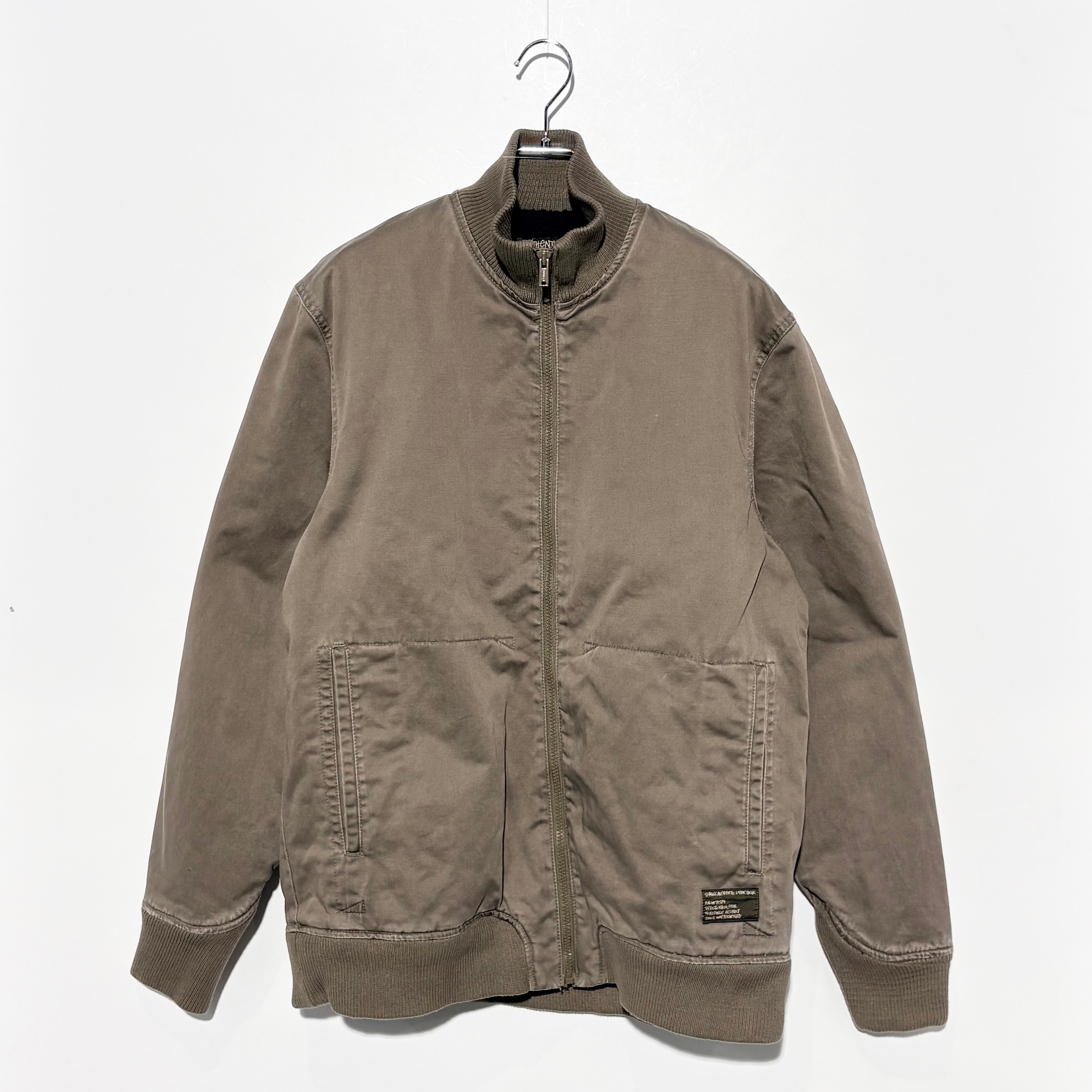 Stussy S Talk Melton Varsity Jacket 