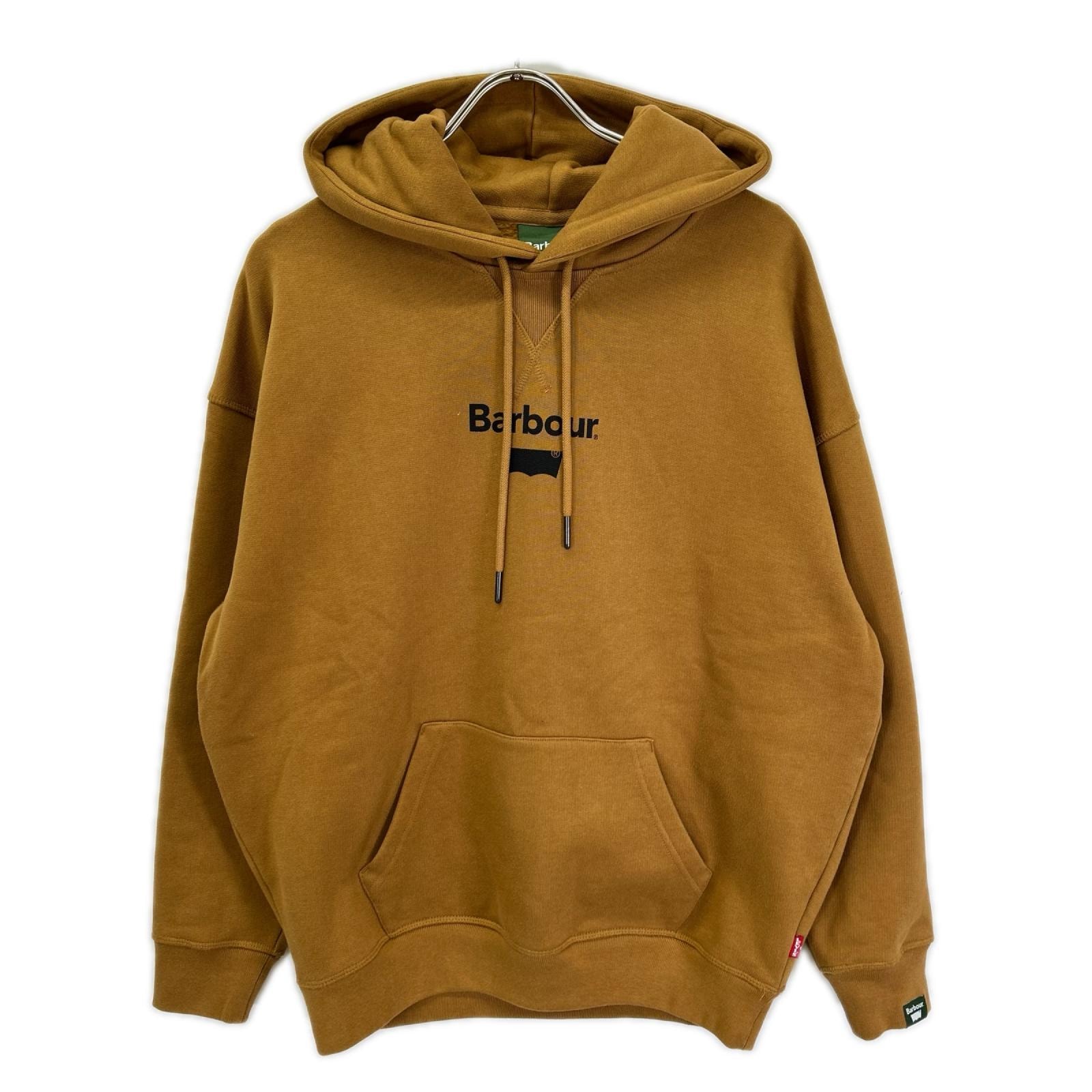バブアー ×リーバイス 252MOL0720 ブラウン graphic hoodie パーカー XS