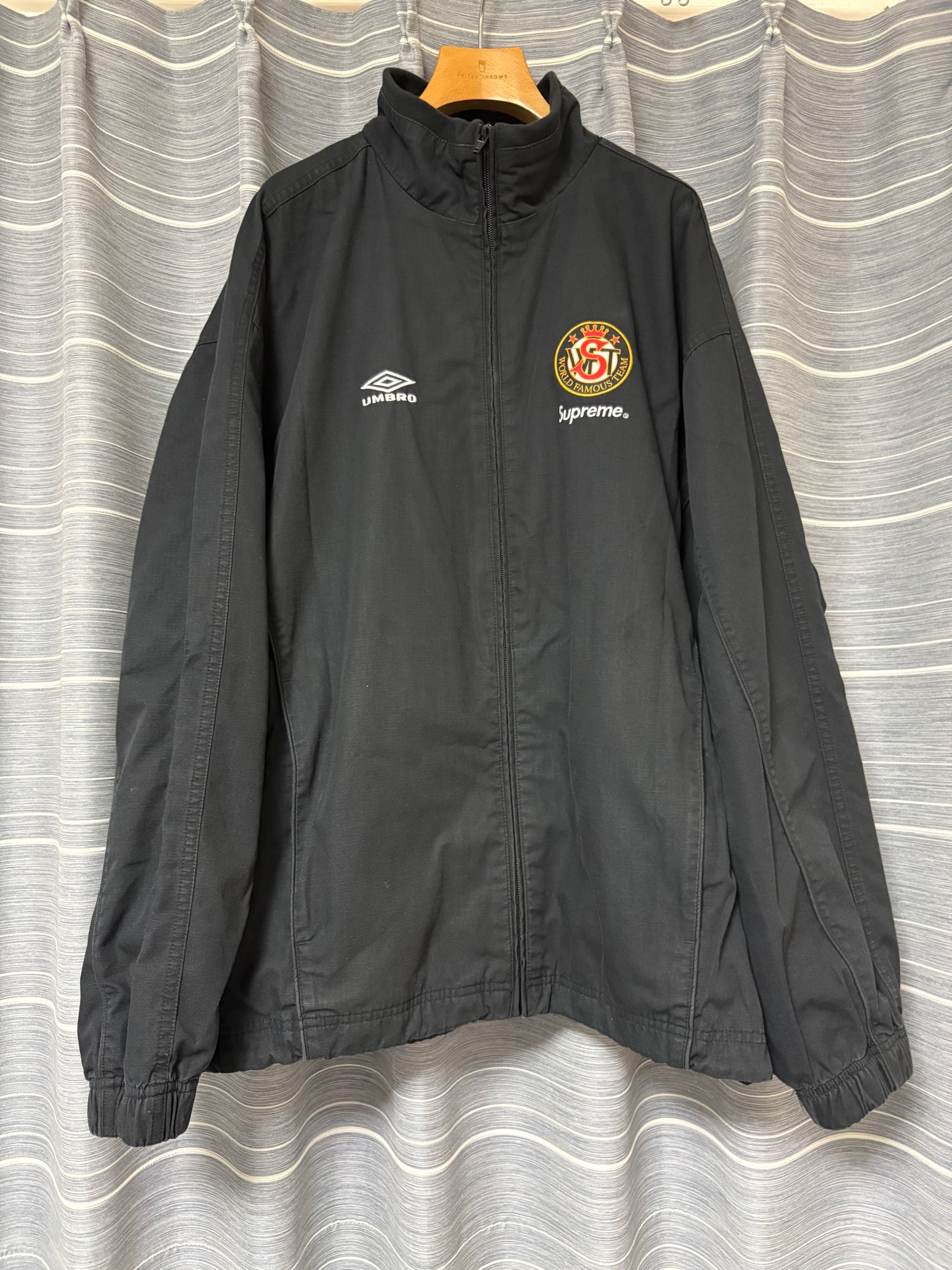Supreme x Umbro Cotton Ripstop Track Jacket (26SS) "Black"