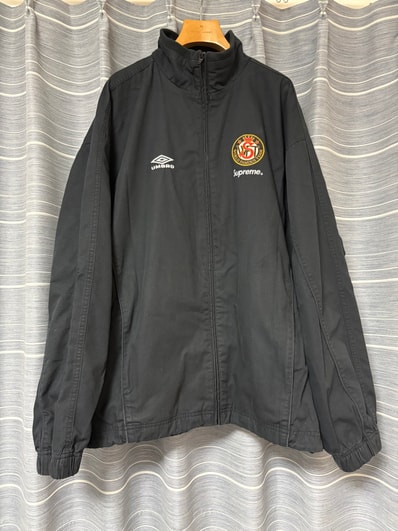 Supreme x Umbro Cotton Ripstop Track Jacket (26SS) "Black"