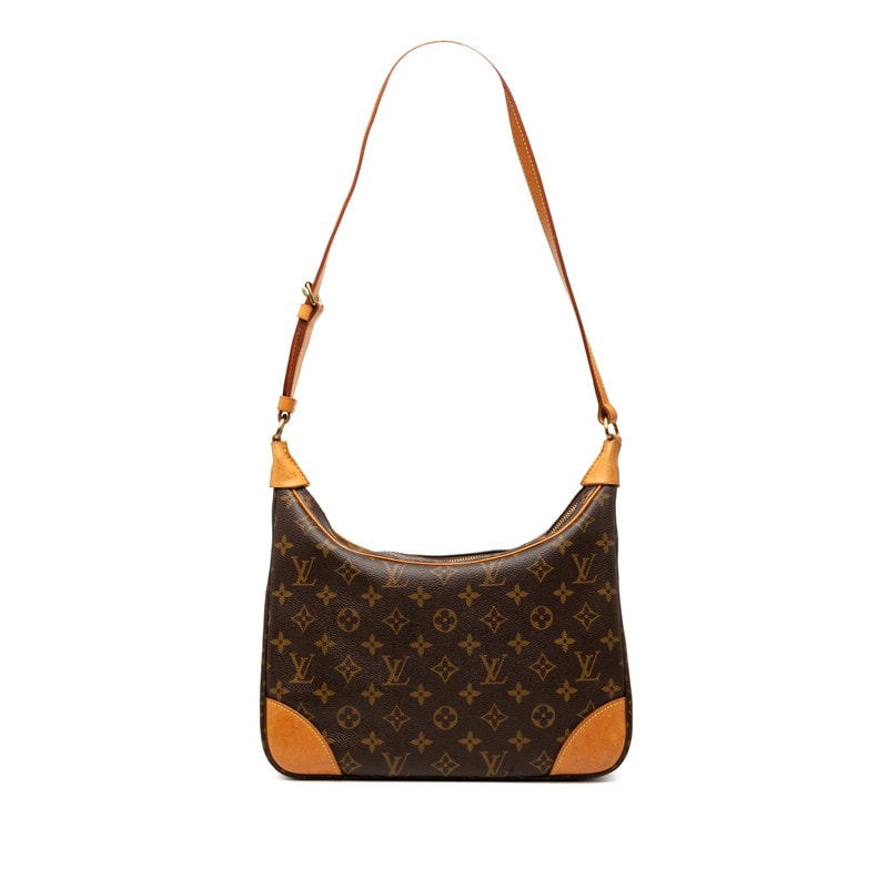 ルイ ヴィトン モノグラム ブローニュ30 ショルダーバッグ M51265 ブラウン PVC レザー レディース LOUIS VUITTON 【中古】