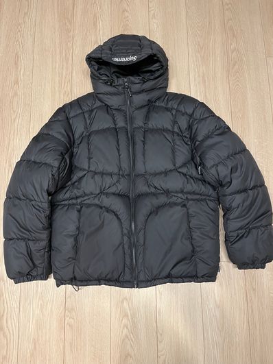 Supreme Warp Hooded Puffy Jacket "Black"