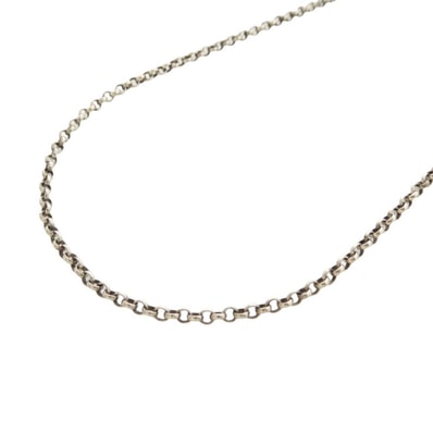 CHROME HEARTS クロムハーツ(原本無) NECKCHAIN R20 ロール チェーン ネックレス 20inch シルバー系【中古】